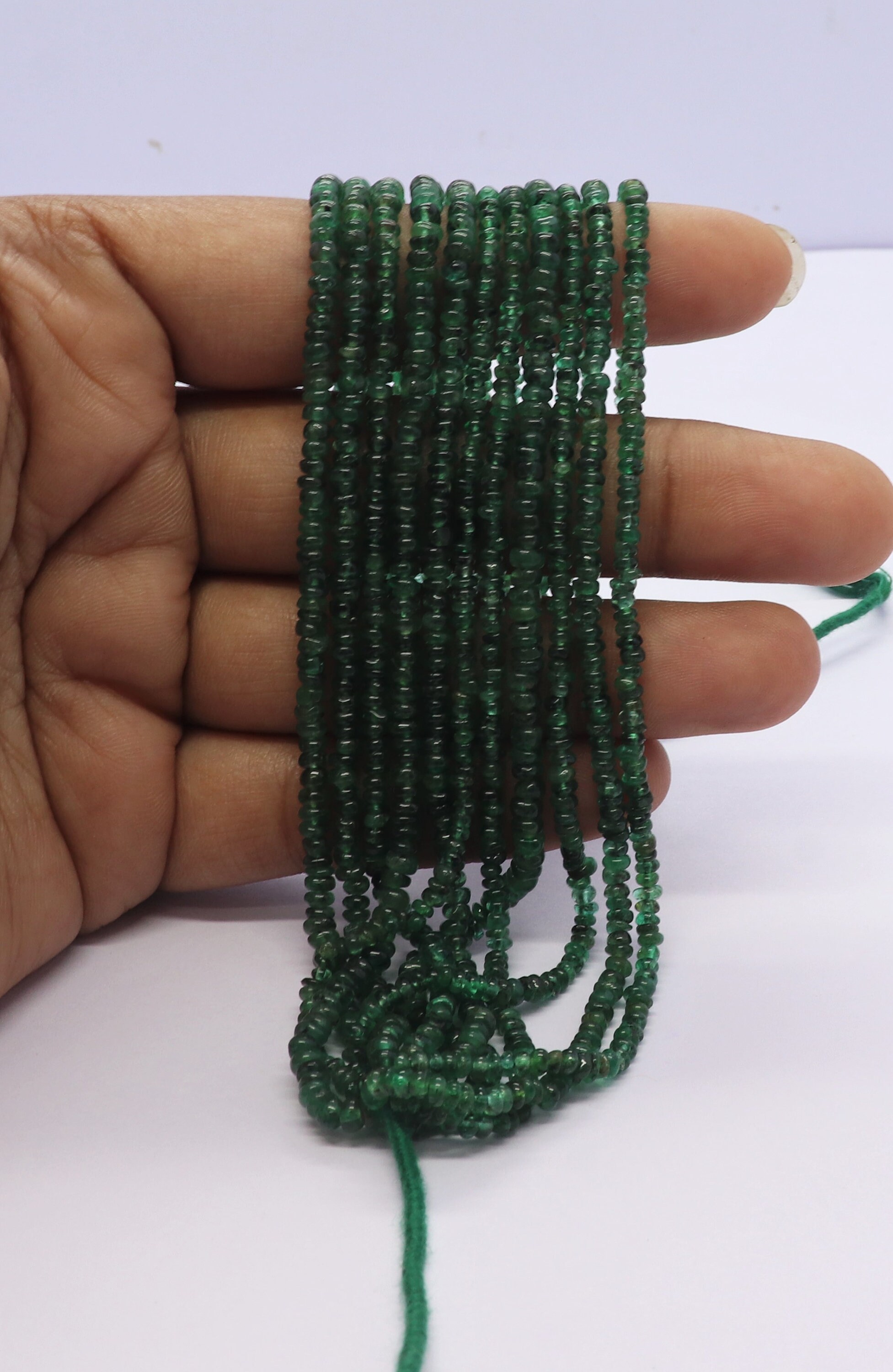 Zambia Emerald Smooth Rondelle Beads, 2.5-3 Mm Green Emerald Gemstone Beads, 6 Inch 100% Natural Plain Zambia Emerald Rondelle Beads Zambia Emerald Smooth Rondelle Beads, 2.5-3 Mm Green Emerald Gemstone Beads, 6 Inch 100% Natural Plain Zambia Emerald Rondelle Beads
