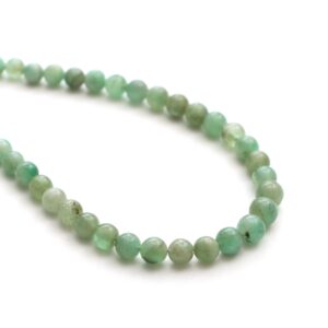 Emerald Smooth Round Ball Beads, 4 Mm To 7 Mm, Emerald Jewelry Making Beads, Plain Emerald Round Beads, 18 Inches Strand, Price Per Strand