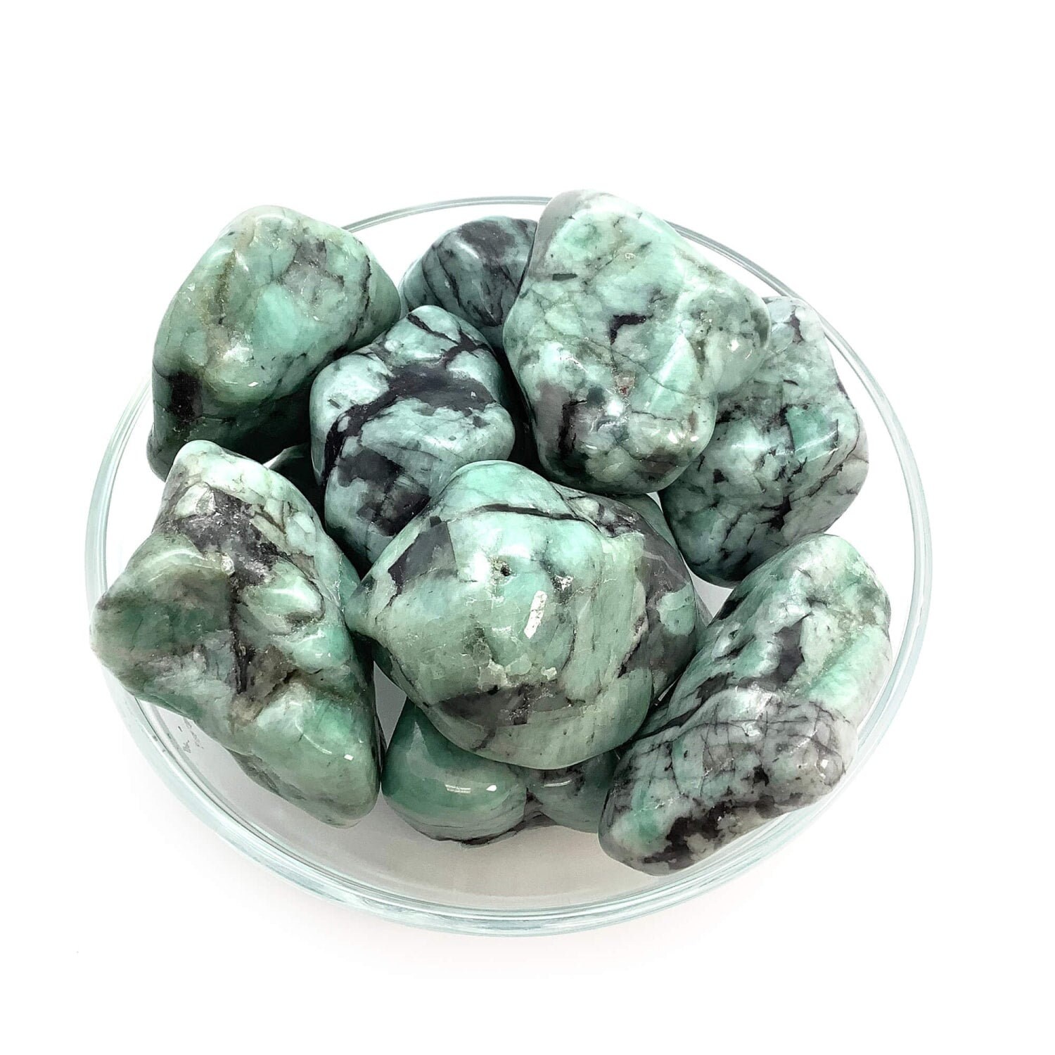 Emerald Jumbo Pebble Choose Size #lv0620