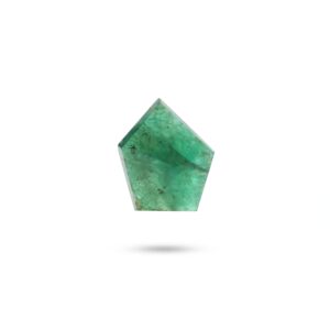 Natural Emerald Angular Cut Pentagon Loose Gemstone, 16x18.5 Mm, Emerald Jewelry Handmade Gift For Women, 1 Piece