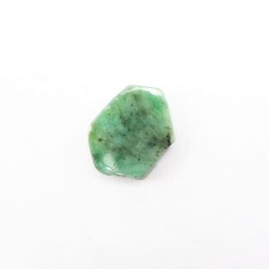 Natural Zambian Emerald Slice, Loose Gemstone, May Birthstone