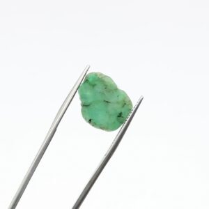 Natural Zambian Emerald Slice, Green Loose Gemstone (6.10 Cts)