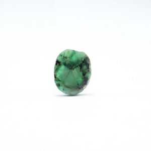 Natural Zambian Emerald Slice, Loose Gemstone, May Birthstone (9.10 Ct, 18x15 Mm)