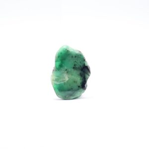 Natural Zambian Emerald Slice, Loose Gemstone, May Birthstone (26x19 Mm, 13.60 Cts)