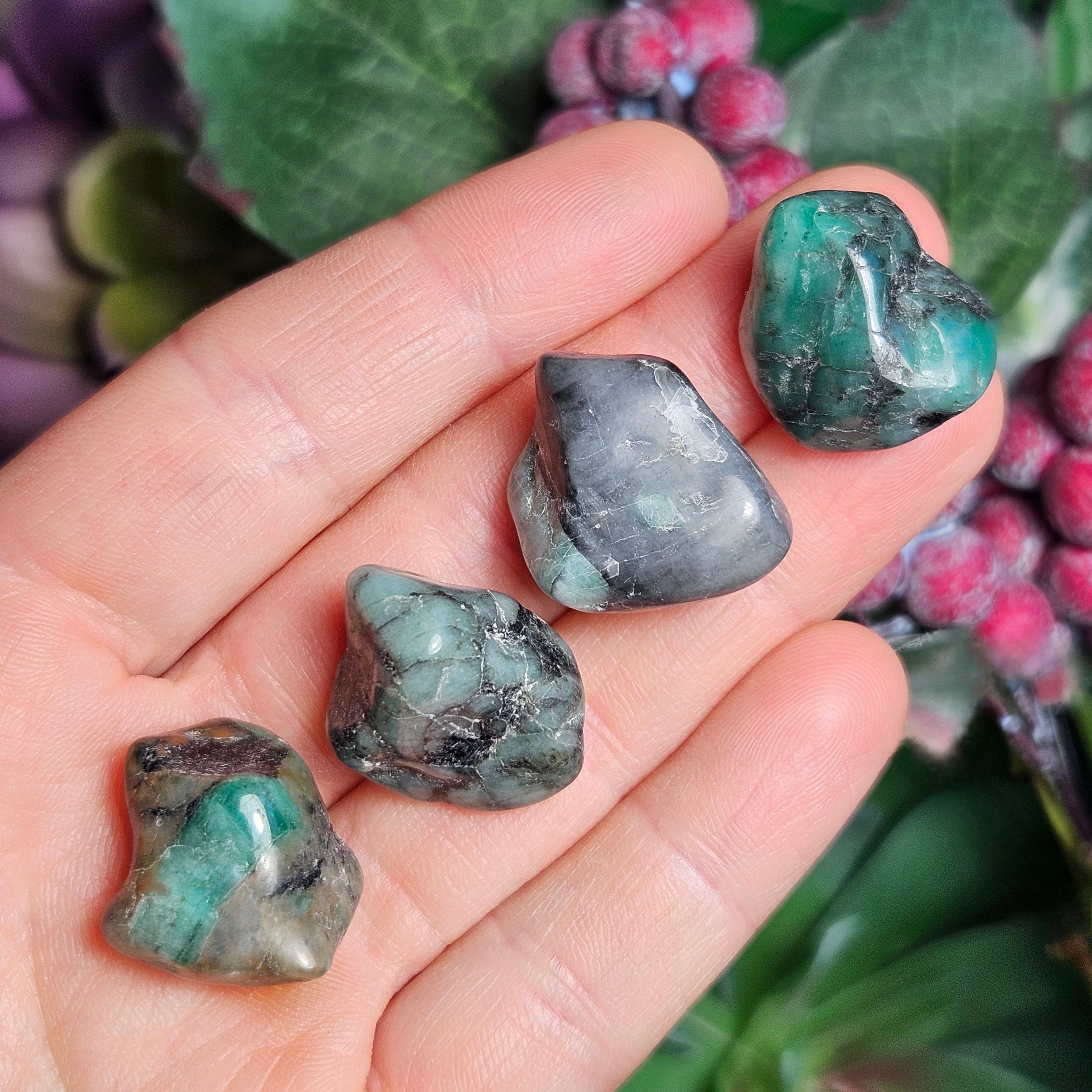Emerald Crystal - Tumbled Emerald - Polished Emerald - Emerald Stone - Green Emerald - Emerald Gemstone - May Birthstone - Natural Emerald Emerald Crystal - Tumbled Emerald - Polished Emerald - Emerald Stone - Green Emerald - Emerald Gemstone - May Birthstone - Natural Emerald