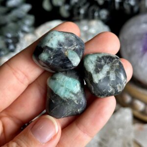 Tumbled Emerald, Heart Chakra, Stone Of Successful Love