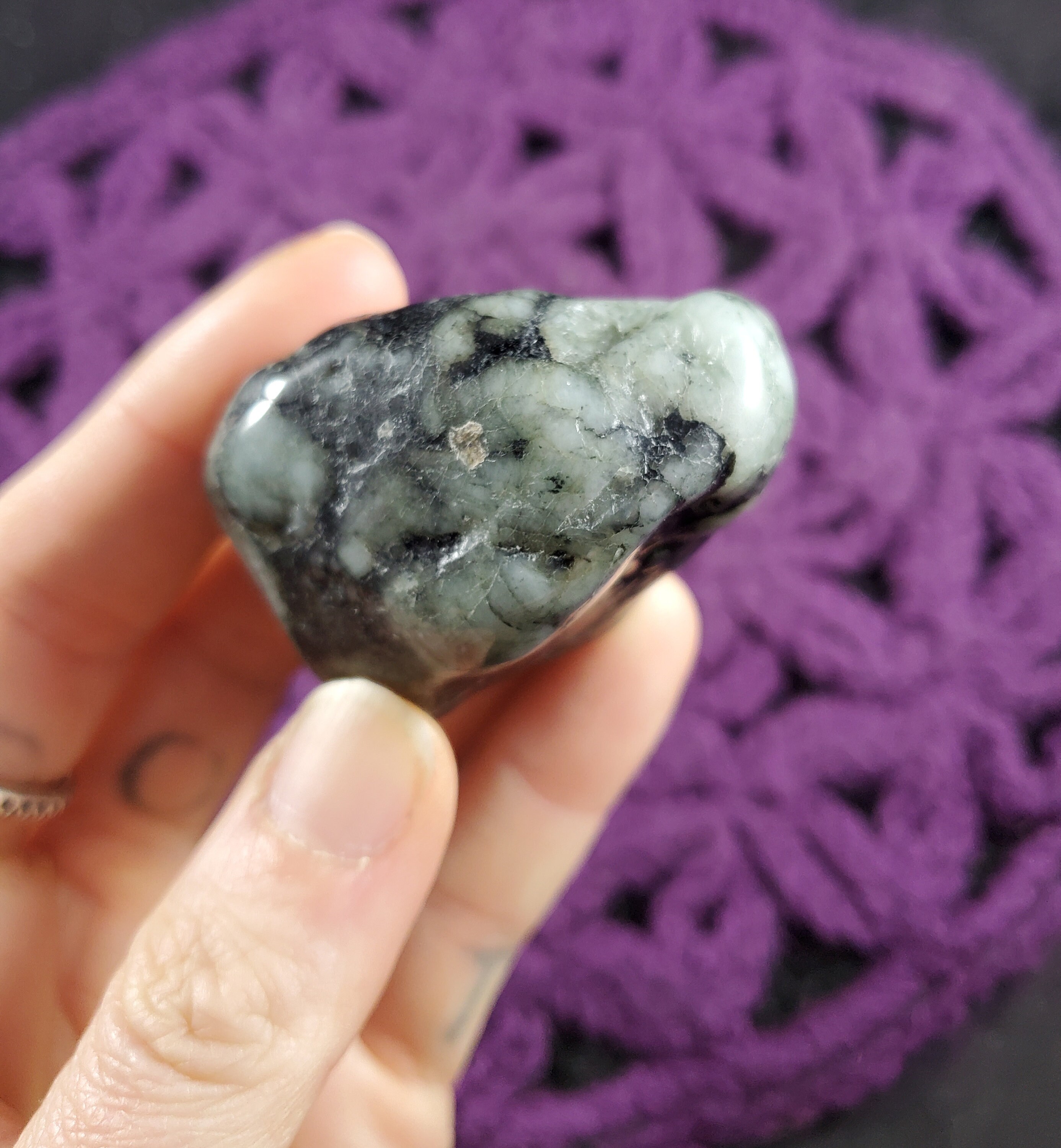 Emerald In Matrix Large Tumbled Stone Heart Healing Stones Crystals Natural Crystal Green Brazil Mineral Pocket Rock