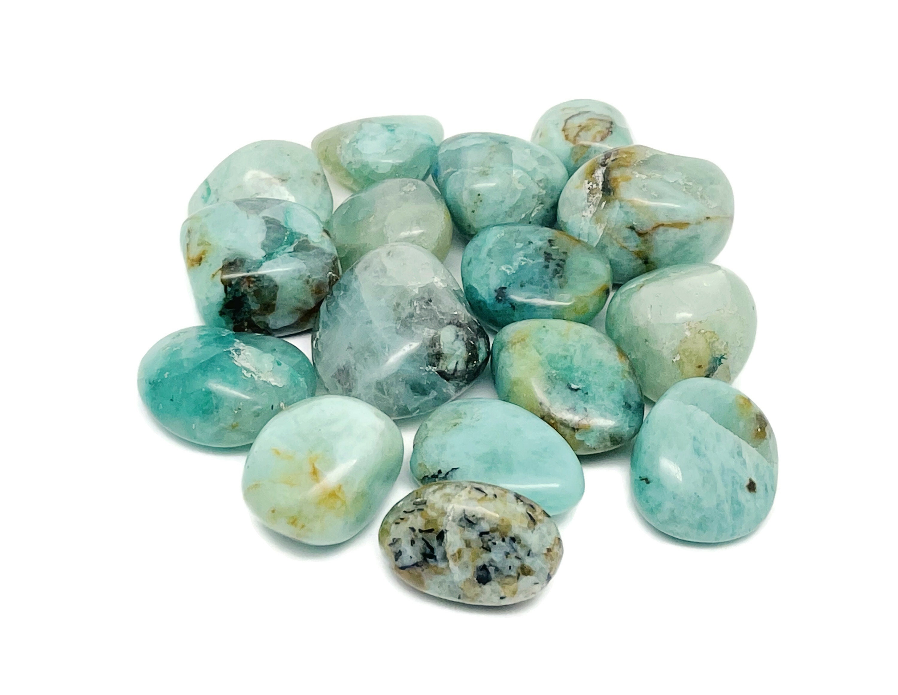 Phoenix Tumbled Stone - Polished Emerald - Lucky Crytsals - Zodiac Stones - Healing Stones - Tu1278