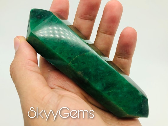 Extra Rare African Jade, Double Terminated African Jade, South African Jade, Jade, Buddstone, Green Garnet, Budstone