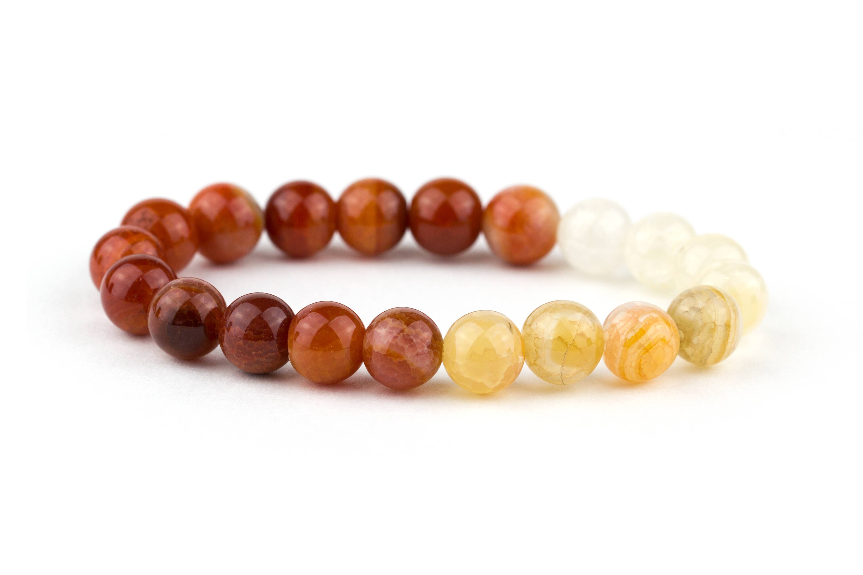 Ombre Bracelet, Fire Agate Bracelet, Colorful Bracelet, Orange Bracelet, Orange Boho Bracelet, Everyday Bracelet Ombre Bracelet, Fire Agate Bracelet, Colorful Bracelet, Orange Bracelet, Orange Boho Bracelet, Everyday Bracelet