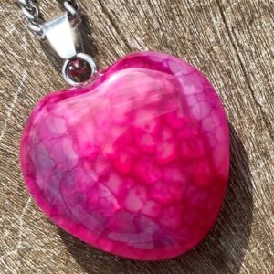 Dragons Vien Fire Agate Healing Stone Necklace! Dragons Vien Fire Agate Healing Stone Necklace!