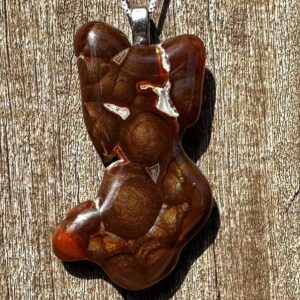 Rare Unisex Mexican Fire Agate Healing Stone Necklace with Positive Energy! Rare Unisex Mexican Fire Agate Healing Stone Necklace with Positive Energy!