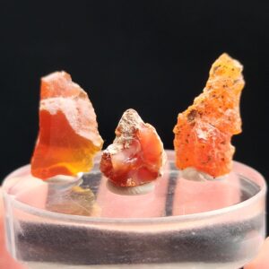 Mexican Fire Agate Crystal, High-graded Old Stock Material - Raw Mexican Fire Agate