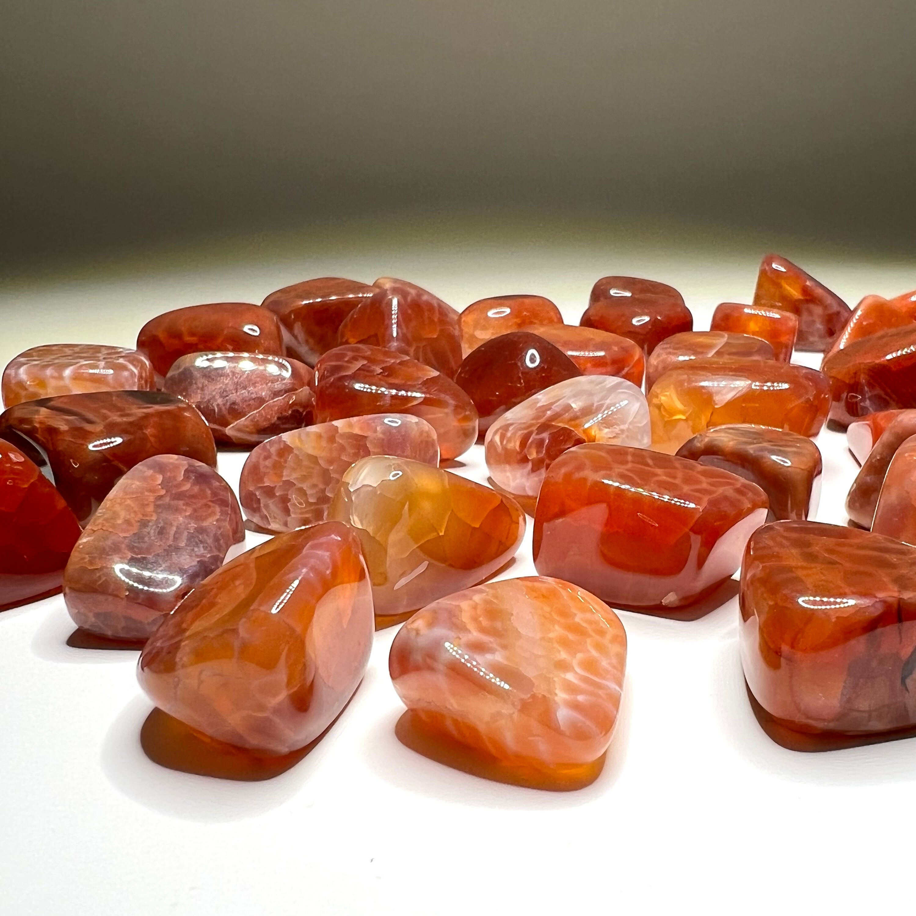 Fire Agate Tumbled Stones Fire Agate Tumbled Stones