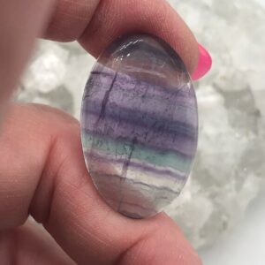 Fluorite Cabochon 30.38CT Fluorite Cabochon 30.38CT