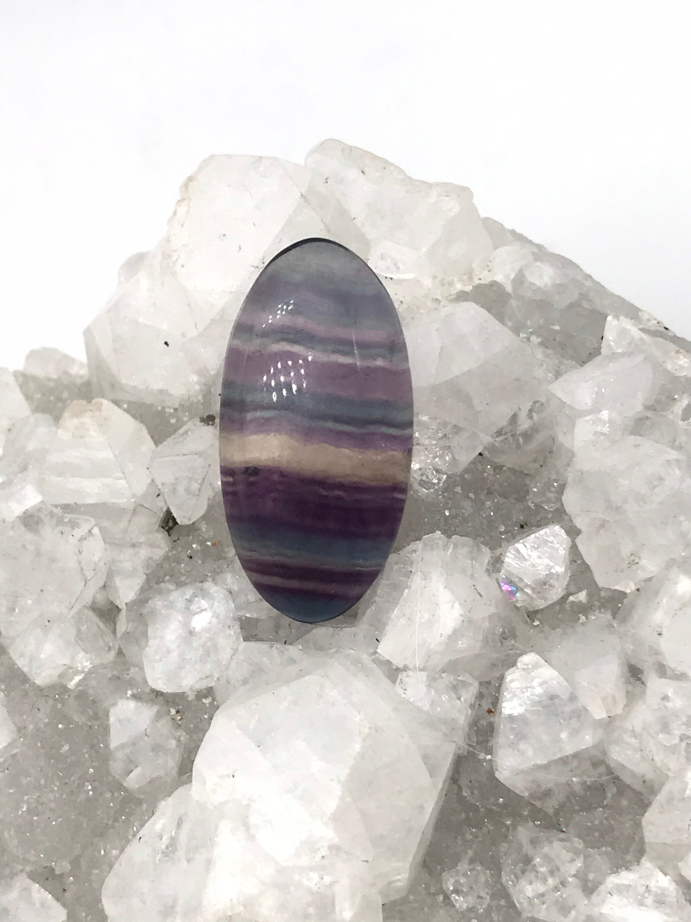 Fluorite Cabochon. 41.40ct