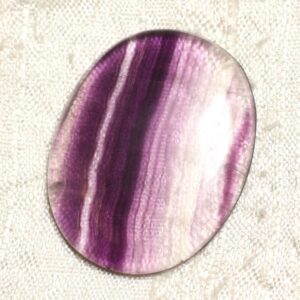 Cabochon De Pierre - Fluorite Ovale 36x28mm N32 - 4558550080233 Cabochon De Pierre - Fluorite Ovale 36x28mm N32 - 4558550080233