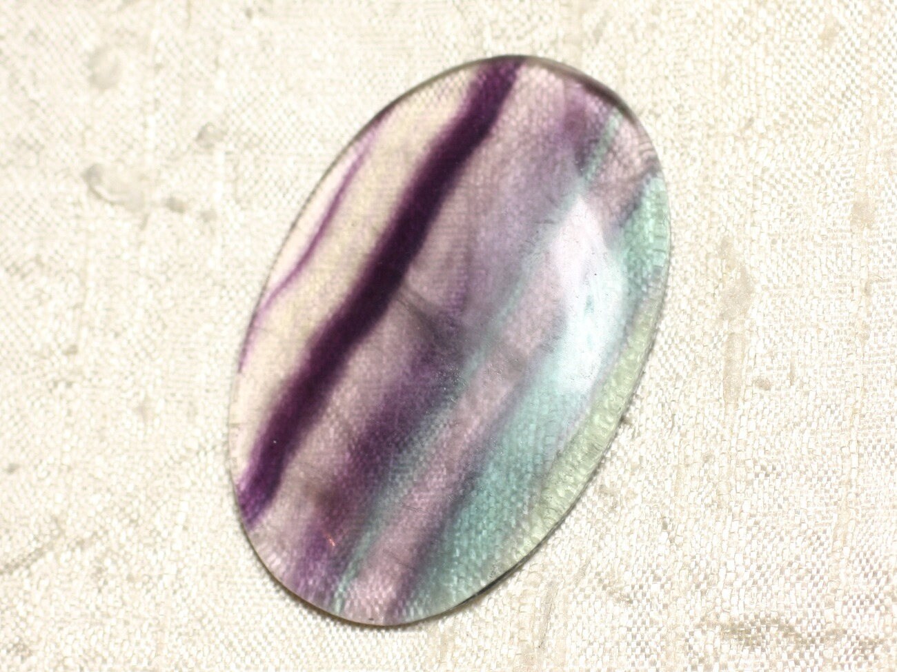Cabochon De Pierre - Fluorite Ovale 50x33mm N10 -  4558550080011