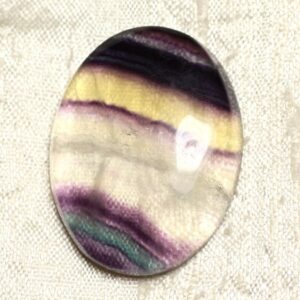 Cabochon De Pierre - Fluorite Ovale 38x29mm N30 - 4558550080219 Cabochon De Pierre - Fluorite Ovale 38x29mm N30 - 4558550080219