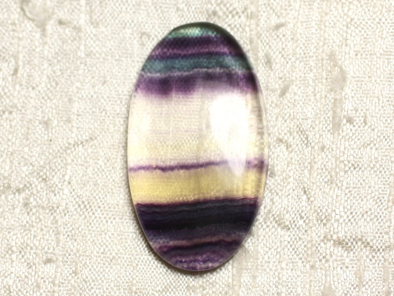 Cabochon De Pierre - Fluorite Ovale 43x24mm N25 -  4558550080165