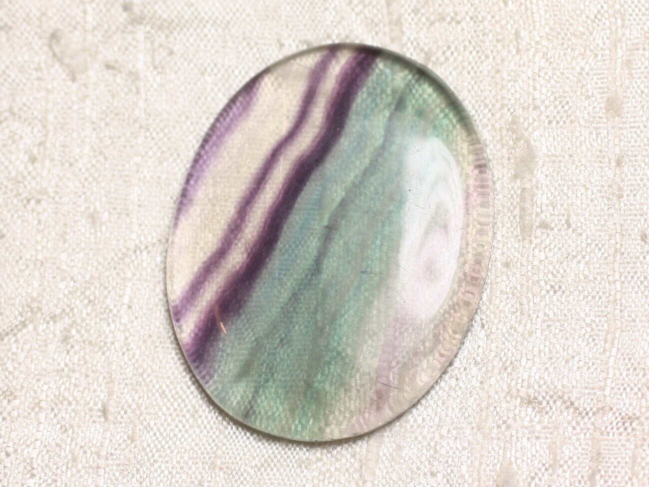 Cabochon De Pierre - Fluorite Ovale 47x37mm N1 - 4558550079923 Cabochon De Pierre - Fluorite Ovale 47x37mm N1 - 4558550079923