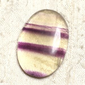 Cabochon De Pierre - Fluorite Ovale 34x24mm N34 - 4558550080257 Cabochon De Pierre - Fluorite Ovale 34x24mm N34 - 4558550080257