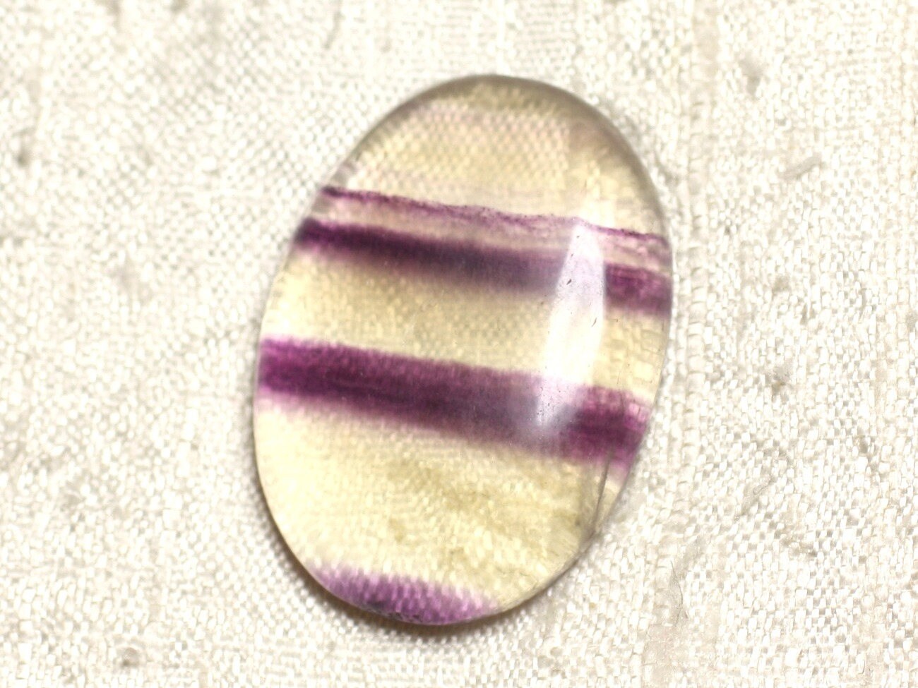 Cabochon De Pierre - Fluorite Ovale 34x24mm N34 -  4558550080257