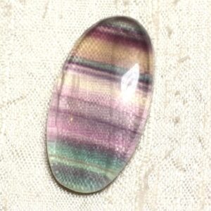 Cabochon De Pierre - Fluorite Ovale 38x20mm N33 - 4558550080240 Cabochon De Pierre - Fluorite Ovale 38x20mm N33 - 4558550080240