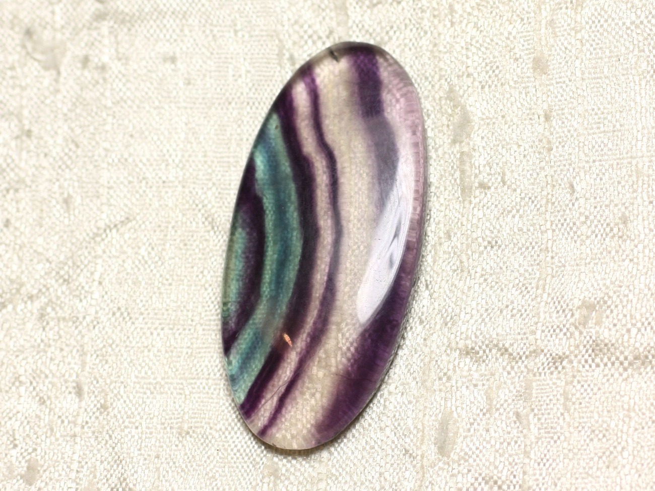 Cabochon De Pierre - Fluorite Ovale 51x24mm N3 - 4558550079947 Cabochon De Pierre - Fluorite Ovale 51x24mm N3 - 4558550079947