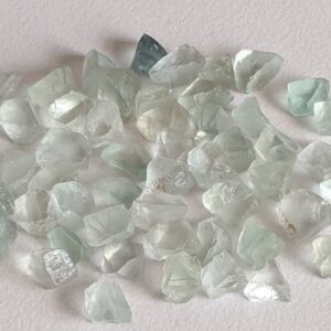 6-8mm Fluorite Rough Stones, Raw Fluorite Gemstones, Natural Loose Rough Fluorite Undrilled Stones (5pcs T0 50pcs Options) - Adg338