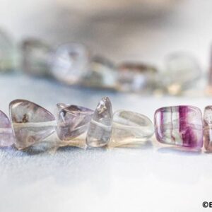 M/ Purple Fluorite 8mm Nugget Beads 16" strand Size varies Natural gemstone for jewelry making