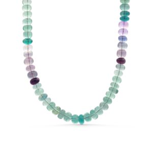 Fluorite necklace | beaded Fluorite necklace | Fluorite gemstone necklace [ENFM1139] | Fluorite jewelry, natural Fluorite necklace