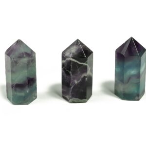 Fluorite Obelisk Tower – Obelisk Fluorite Crystal Tower – Natural Fluorite Tower – Healing Crystal Fluorite tower – 3.5cm – TW1089