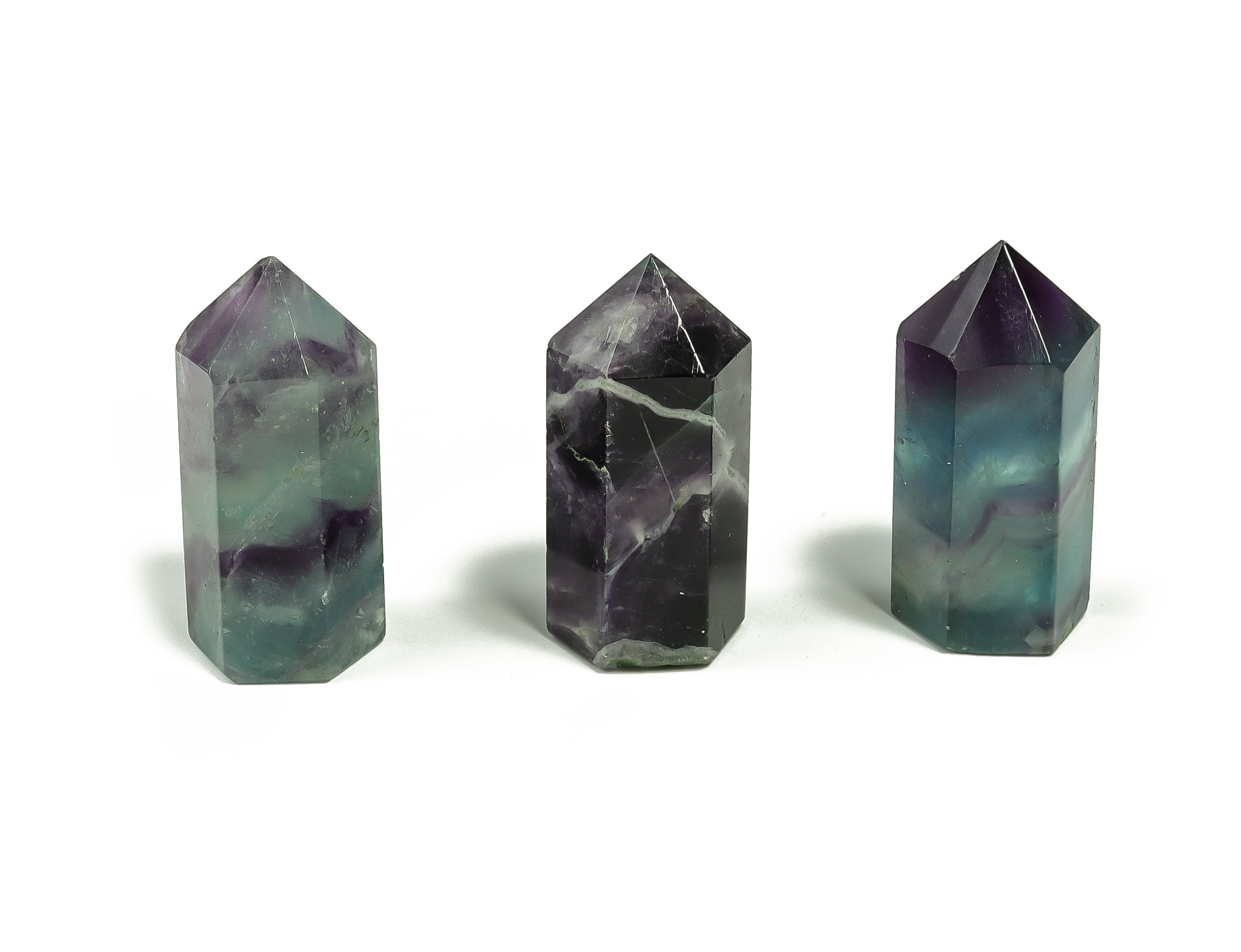 Fluorite Obelisk Tower – Obelisk Fluorite Crystal Tower – Natural Fluorite Tower – Healing Crystal Fluorite Tower – 3.5cm – Tw1089