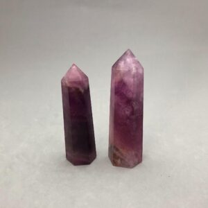 Purple Magenta Fluorite Point for Empath Protection, Mental Clarity, Mercury Retrograde Crystal, Studying, Concentration & Crown Chakra
