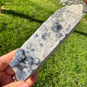 Raw Blue Fluorite Tower | Raw Crystal Tower