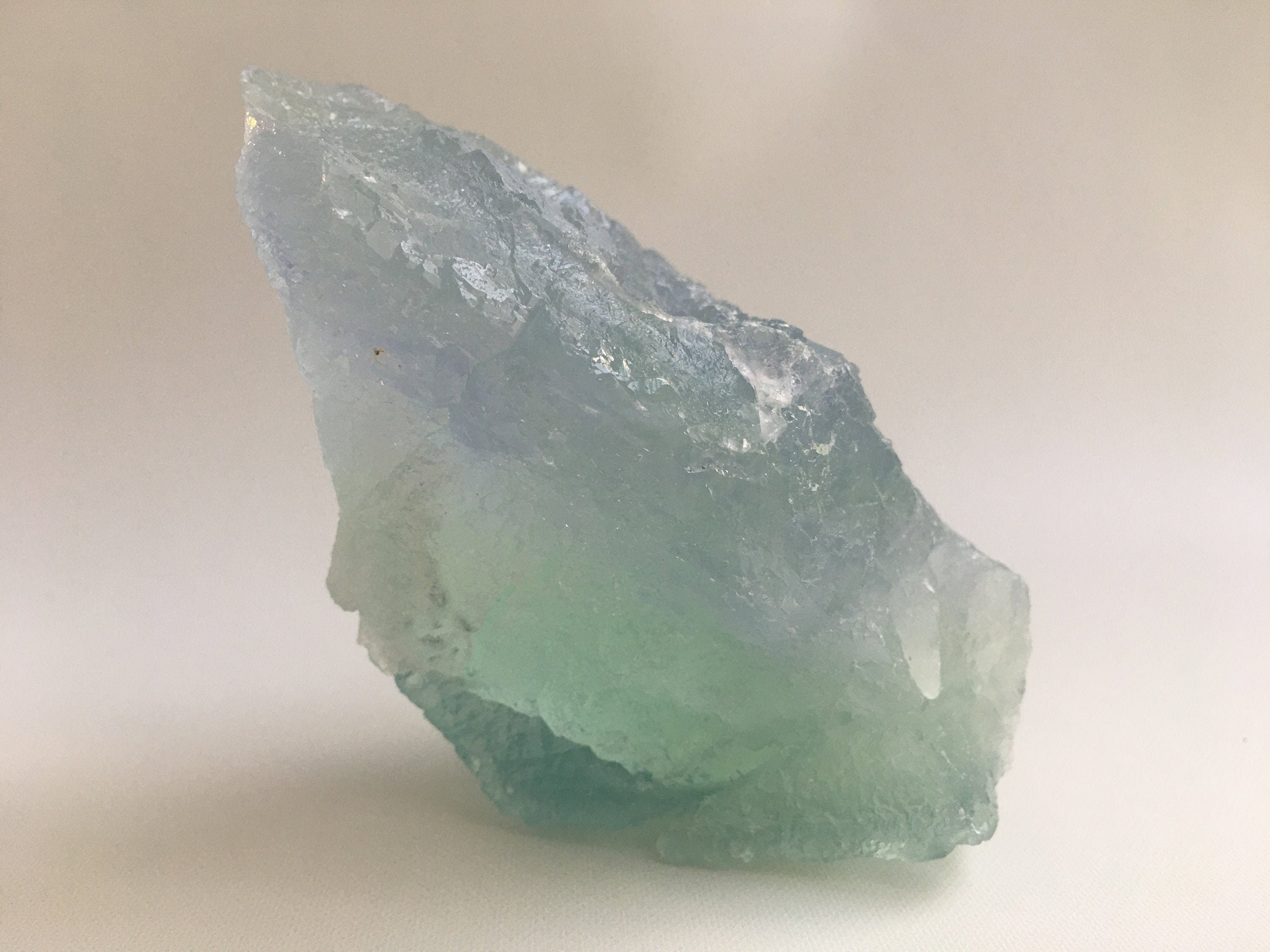 Raw Green And Blue Fluorite, Rare Crystal Specimen