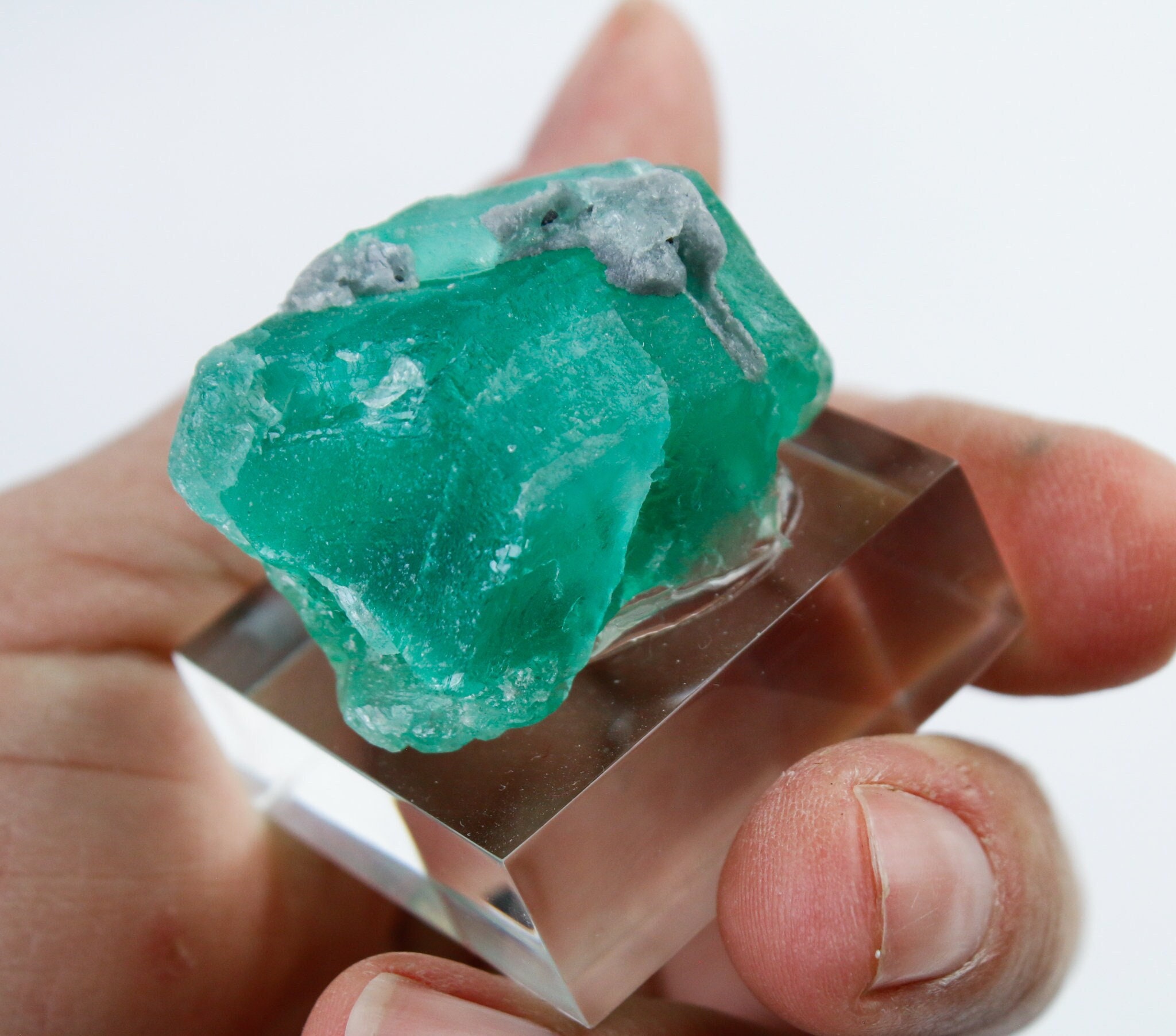 Green Peruvian Fluorite - Fluorite Mineral Specimen