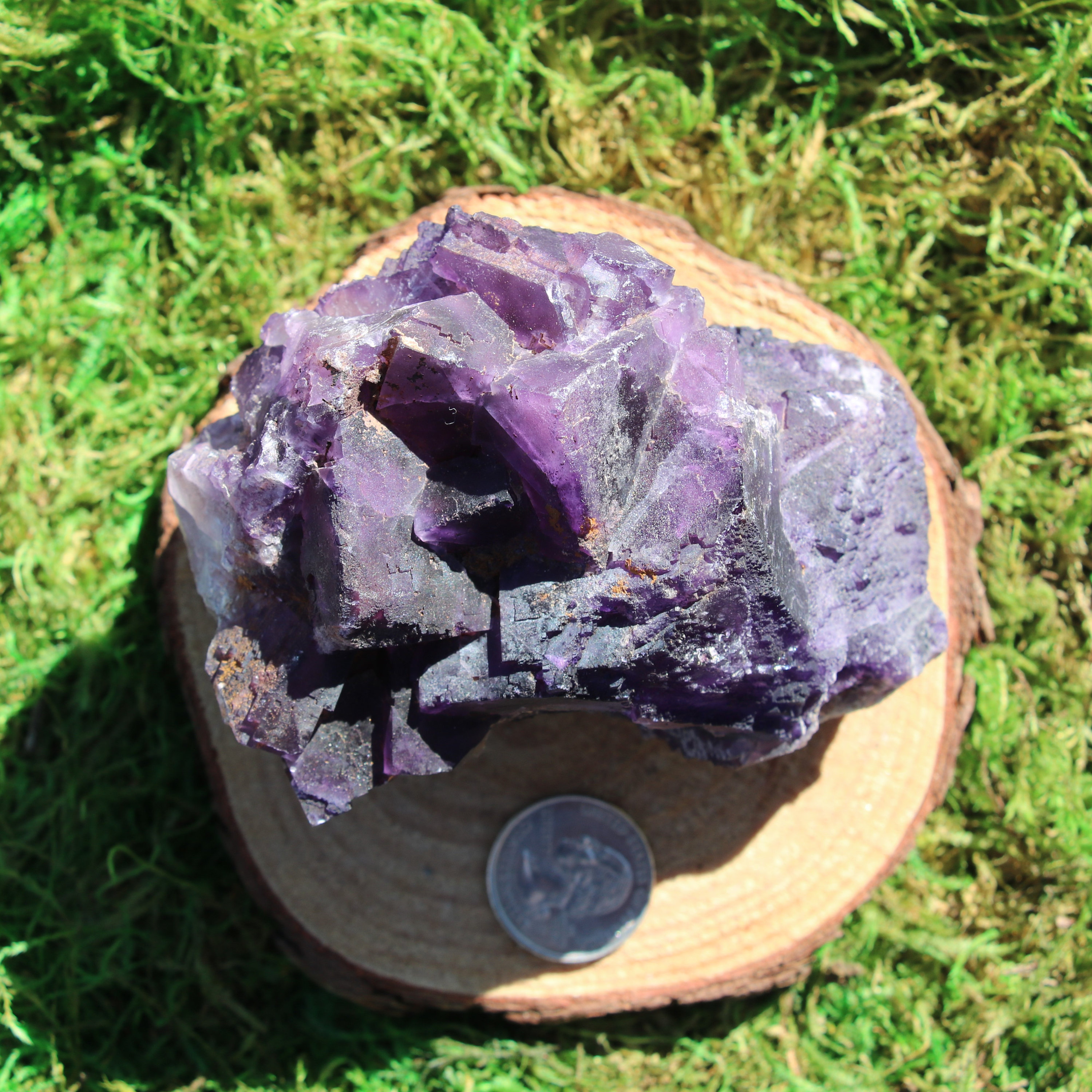 Purple Fluorite Raw #a