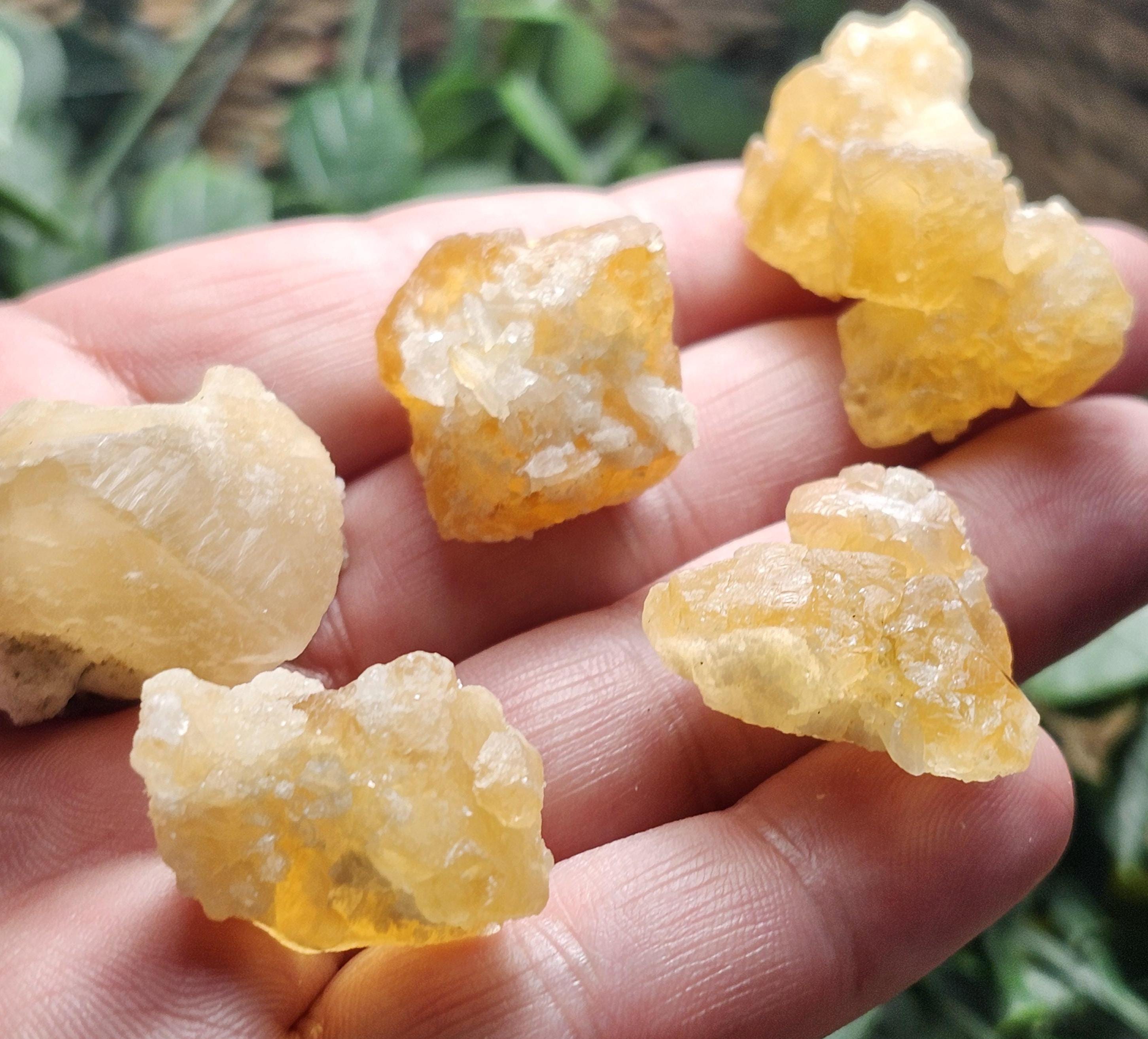 Yellow Fluorite Cluster - Yellow Cubic Fluorite - Fluorite Crystal - Cubic Fluorite - Fluorite - Natural Fluorite - Yellow Fluorite Crystal