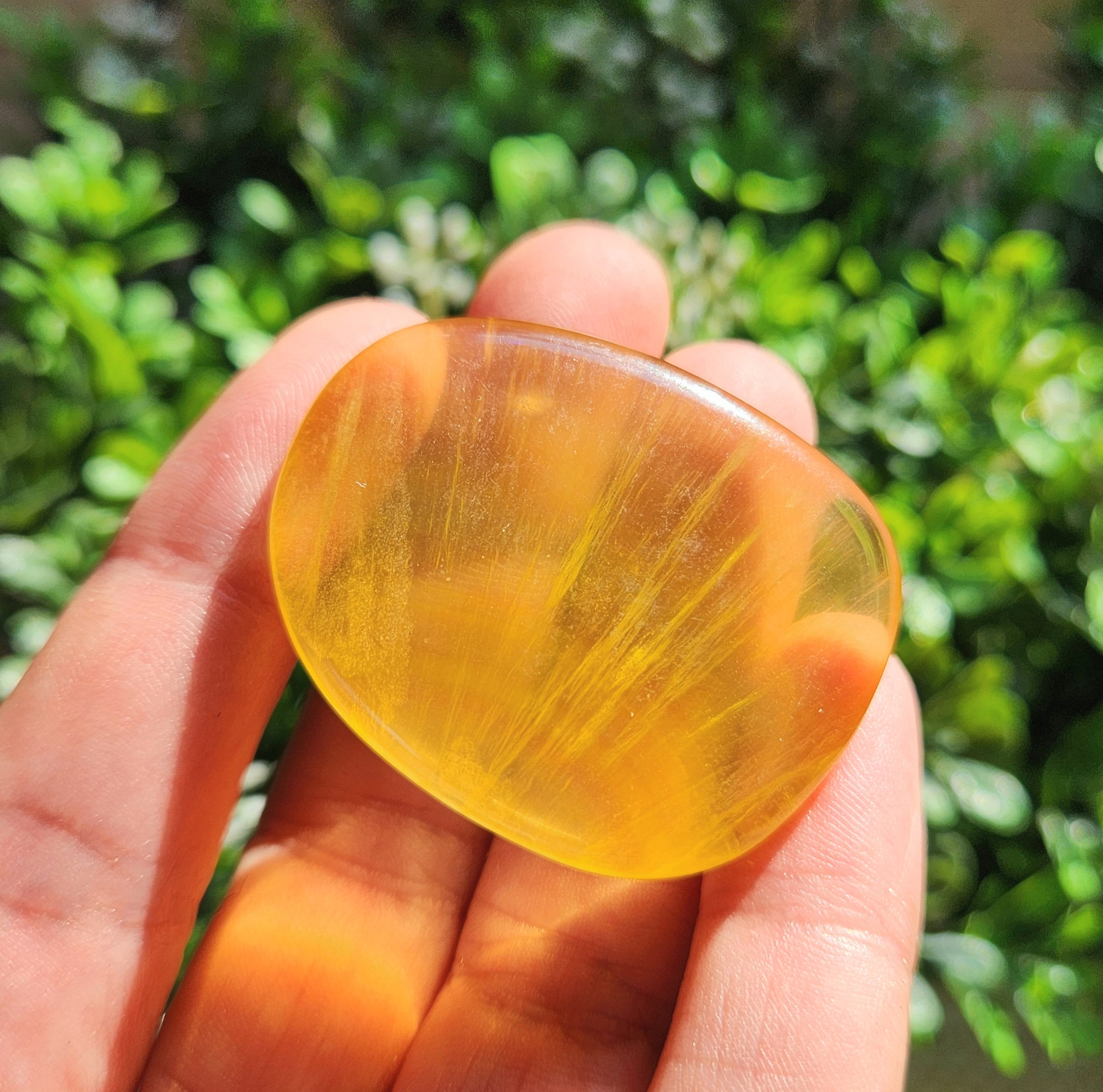Yellow Fluorite Crystal - Fluorite Stone - Fluorite Crystal - Fluorite Specimen - Yellow Fluorite - Fluorite Gemstone - Polished Fluorite