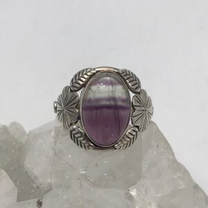 Abstract Fluorite Ring Size 8 1/2 Abstract Fluorite Ring Size 8 1/2
