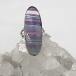 Fabulous Oval Fluorite Ring Size 7 1/2 Fabulous Oval Fluorite Ring Size 7 1/2