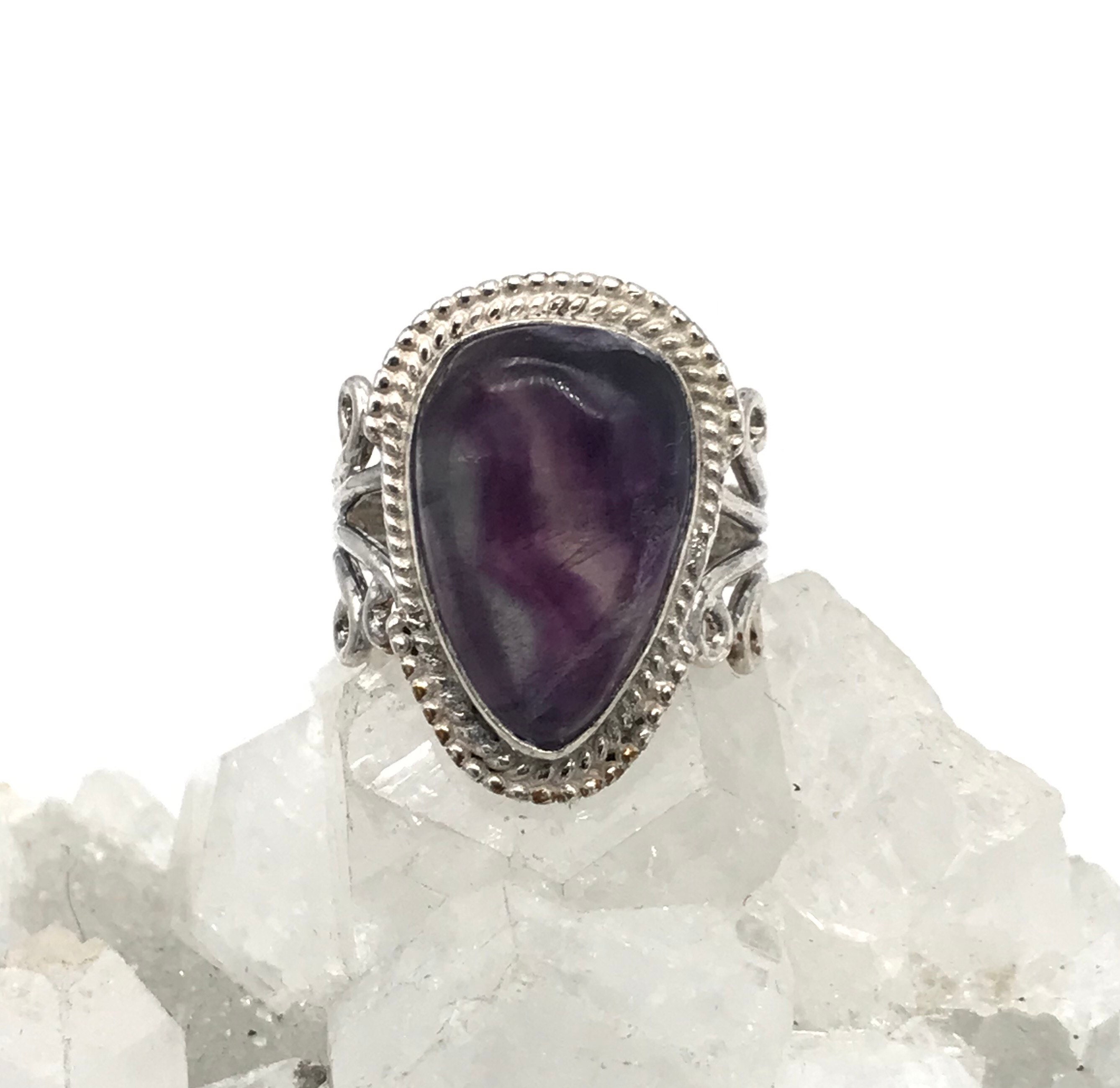 Fabulous Fluorite Ring, Size 6 1/2