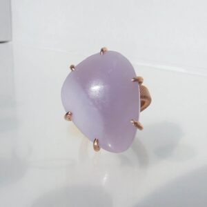 Purple Fluorite Ring, Copper size 7 Purple Fluorite Ring, Copper size 7