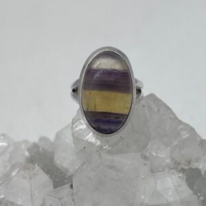 Fluorite Ring, Size 5 1/2 Fluorite Ring, Size 5 1/2