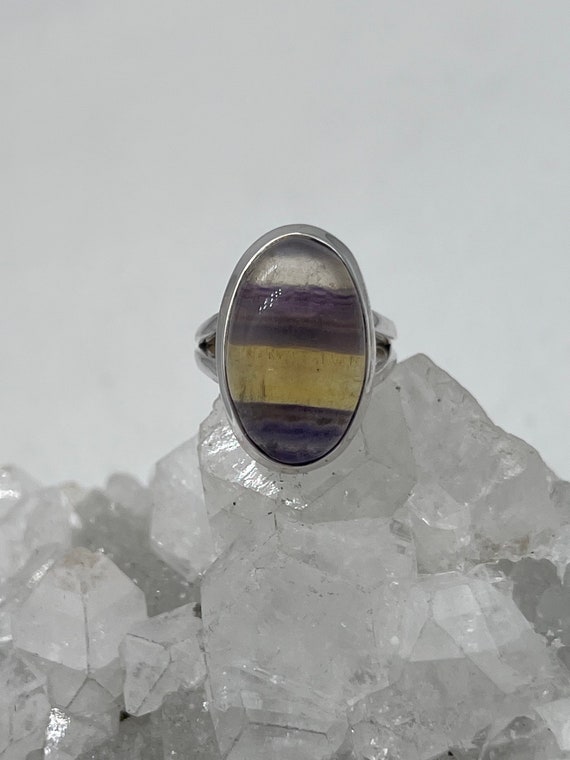 Fluorite Ring, Size 5 1/2 Fluorite Ring, Size 5 1/2