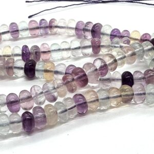Fluorite Rondelles, 6 x 3.5, 15 inch strand