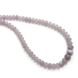 Yttrium Fluorite Smooth Rondelle Beads, 5 mm to 8.5 mm, Yttrium Fluorite Jewelry Making Beads, 17.5 Inches Full Strand, Price Per Strand