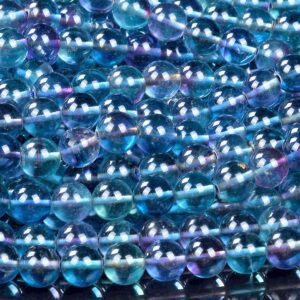 Natural Blue Fluorite Gemstone Grade AAA Round 5MM 6MM 7MM 8MM 9MM Loose Beads (D471) Natural Blue Fluorite Gemstone Grade AAA Round 5MM 6MM 7MM 8MM 9MM Loose Beads (D471)